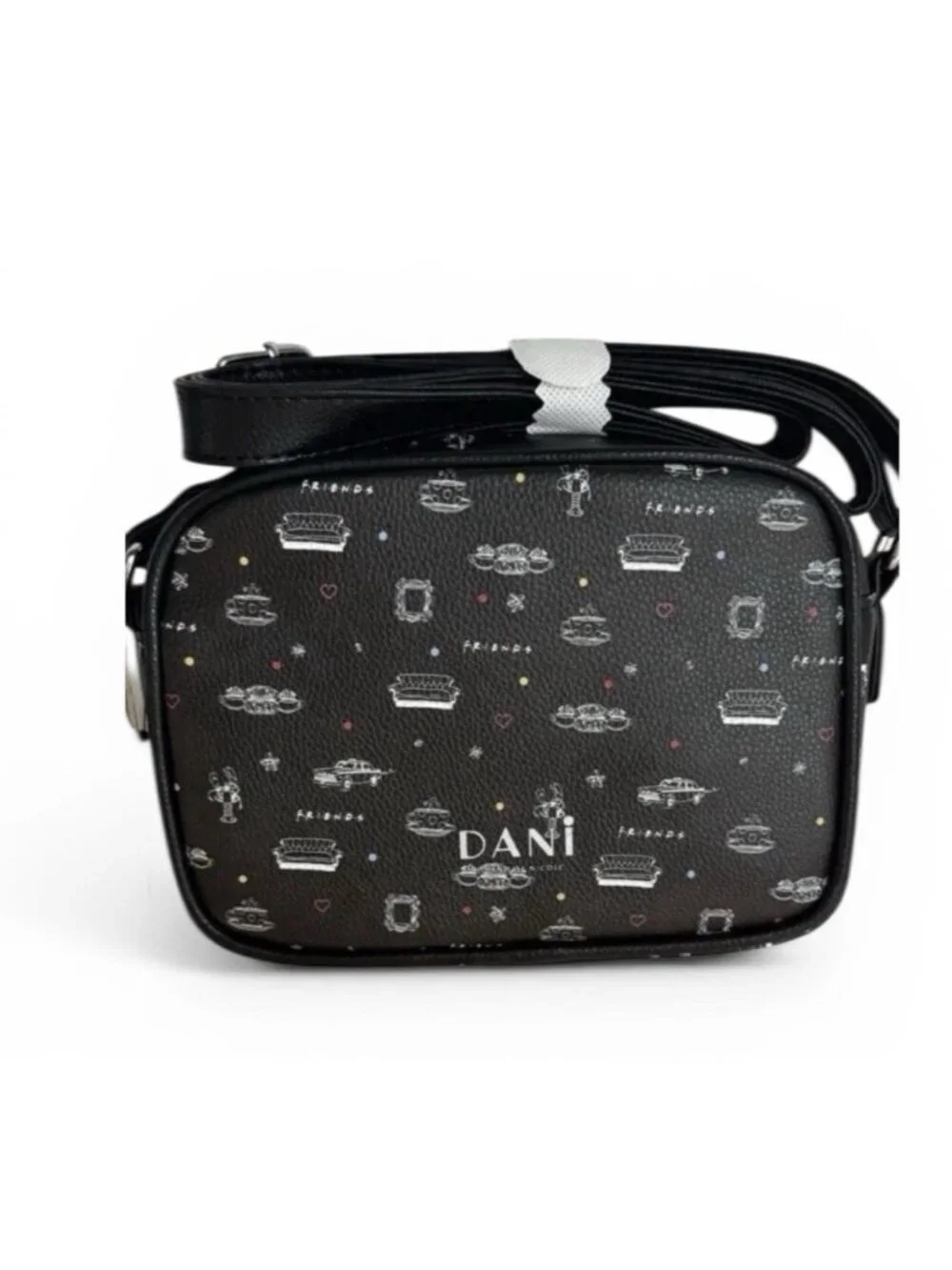 NWT Danielle Nicole Friends TV Show Central Perk Coffee Crossbody Purse Bag NWT - Picture 2 of 5